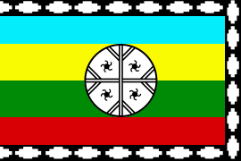 ¿qué ve la sociedad chilena en ella? Bandera Mapuche Wikipedia La Enciclopedia Libre