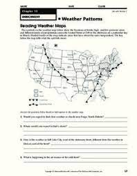 English as a second language (esl) grade/level: Weather Patterns Worksheet For 6th 8th Grade Lesson Planet