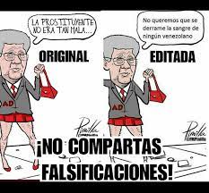 Fernando Pinilla on Twitter: "Las caricaturas tienen una relación estrecha  entre el dibujo y el texto elegido. No son ofensas sino representaciones de  situaciones reales. Esta caricatura,de hace meses, circula editada; no