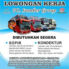 Bersedia melakukan dinas luar dan bersedia ditempatkan di seluruh kantor / agen pt. Lowongan Kerja Supir Bus Malam