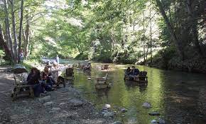 Our family found the food delicious and the wait staff very attentive. Big Sur River Inn Restaurant River Inn Big Sur Backyard Water Feature