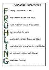 Maybe you would like to learn more about one of these? Akrostichon In Der Grundschule Grundschulmaterial De