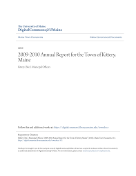 2009-2010 Annual Report for the Town of Kittery, Maine