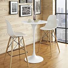 Tulip Style 28 Bar Table Modern Bar Table White Bar Table Wood Bar Table
