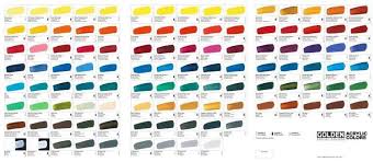 Image Result For Golden Heavy Body Color Chart In 2019