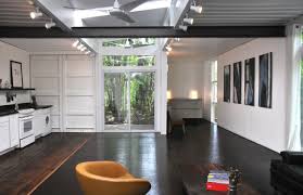 Interior Of Shipping Container House By Julio Garcia Clearly Visible Is The Lines Of The 3 Conta Building A Container Home Container House Shipping Container
