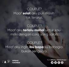Nak tahu lanjut, jom baca perkongsian penuh daripadanya. Apa Nak Jawab Bila Orang Ajak Couple Informasi Santai