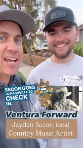 Jayden Secor; local Country Music Artist @jaydensecormusic @secorpainting  @venturaforward , Have fun in Nashville Jayden !!! , Bring #VF home a  souvenir 🤠