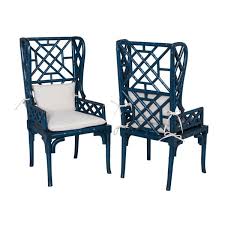 Guild Master Bamboo Wing Back Chair Dining Chair Set Chair Chair Design