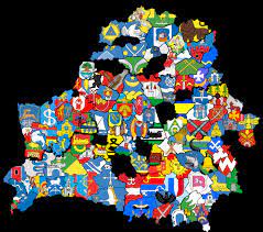 The current design on the belarus flag is a modification of the flag used during 1951 and approved by a may 1995 referendum. Flag Map Of Belarus And Its Region I Tried To Make It As High Quality As I Could Sorry If Its Still A Bit Blurry It Was Quite Difficult To Put The