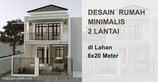 Selain kenyamanan, desain sebuah hunian juga harus diperhatikan supaya rumah dapat tampil menawan dan membuat orang lain yang melihatnya terkesan. Desain Rumah 6x20 Meter 2 Lantai Minimalis Contoh Gambar Denah