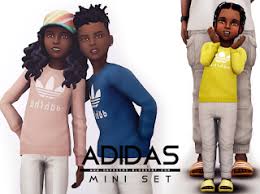 Adidas Mini Clothing Set By Onyxsims Via Blogspot Urban Hood Clothes Sweater Slippers Bgc Sims 4 Toddler Clothes Sims 4 Cc Kids Clothing Sims 4 Toddler