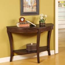 Half Round Table Elegant Console Wood Sofa Semi Circle Foyer Entry Hall Tables Sofa End Tables Sofa Table Round Sofa