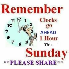 Remember Clocks Go Forward On Sunday Quotes Clock Change Daylight Savings Time Spring Forward Clocks Go Back Clock Daylight Savings Time
