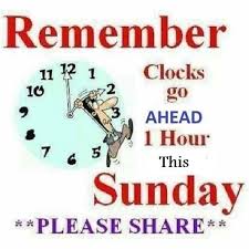 As part of daylight saving time, the clocks will go forward at the end of march, meaning we lose an hour in bed and wake up feeling a little sleepier than usual. Remember Clocks Go Forward On Sunday Quotes Clock Change Daylight Savings Time Spring Forward Clocks Go Back Daylight Savings Time Clock