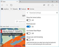 While this is meant to protect you from unwanted elements on a web page, it sometimes blocks information that you want. How To Turn Pop Up Blocker On Or Off In Windows 10 Microsoft Edge Simplehow