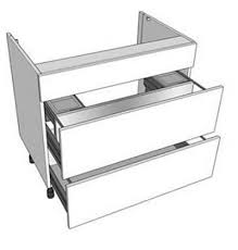 900mm Pull Out Sink Pan Drawer Unit Drawer Unit Kitchen Units Drawers