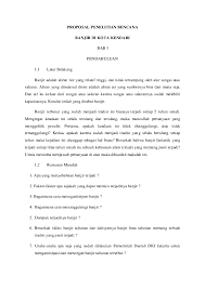 Detail proposal tentang kebersihan lingkungan pdf dapat kamu nikmati dengan cara klik link download dibawah dengan mudah tanpa iklan yang mengganggu. Doc Proposal Penelitian Bencana Banjir Di Kota Kendari Imank Ia3 Academia Edu
