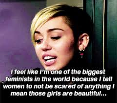 GIF feminismo miley cyrus