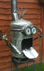 Mit Minions Heizen Schrottplatzkunst Cooles Zeug Kunst Aus Metall
