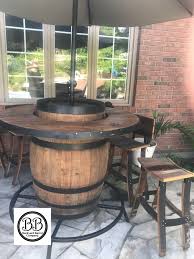 Wine Barrel Bump Up Foot Rest In 2020 Wine Barrel Table Wine Barrel Bar Barrel Table