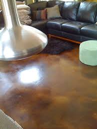 Using the concrete slab as the basement flooring option for your space is probably the most least expensive and most simple option to choose. Interior Concrete Ideas Basement Floors Garage Floors Living Rooms Kitchens