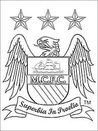 How to draw manchester city logo. Manchester City Logo Colouring Pages