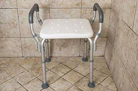 Essential Medical Shower Bench With Arms Shower Chair Shower Bench Folding Shower Chair