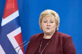 Watch and create more animated gifs like prime minister erna solberg´s answer to stephen colbert at gifs.com. Norvege Erna Solberg Se Souviendra De Ses 60 Ans