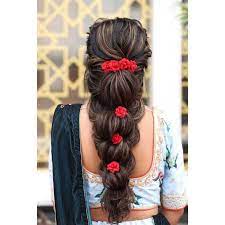 This can be a perfect indian hairstyle for women with long hair. Indian Wedding Hairstyles For Long Hair K4 Fashion