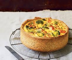 Quiche Au Saumon Et Au Brocoli Recette En 2020 Quiche Saumon Recettes Au Thermomix Recette Quiche