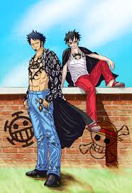 Trafalgar D Water Law Monkey D Luffy One Piece One Piece Fan Art Sweet Drawings