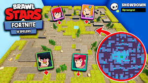 The fortnite community continues to impress with their creativity, resulting in thousands of incredibly fun maps to play via the creative. Brawl Stars In Fortnite Met 16 Spelers Youtube