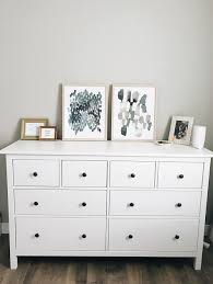 Dani Rose Design Ikea Hemnes Dresser 8 Drawer White Target Art Pergo Southern Grey Oa White Bedroom Furniture Bedroom Furniture Dresser Home Decor Bedroom