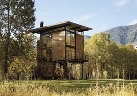 A contradiction to conventional planning. Chicken Point Cabin Inhabitat Green Design Innovation Architecture Green Building