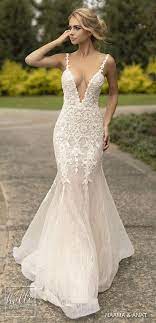 Naama And Anat Wedding Dresses 2019 Gowns Of Wisdom Collection Deep V Mermaid Weddi Fit And Flare Wedding Dress Wedding Dress Couture Backless Wedding Dress