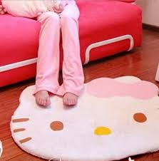 Korean Style Anime Hello Kitty Rug Soft Skidproof Doormat Floor Mat Pad Carpet In 2020 Hello Kitty Bedroom Hello Kitty Rooms Cat Bedroom