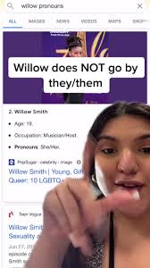 Reply to @impractical.sam noooo wonder everyone was saying this in the  comments of the original video #willow #amandlastenberg #fyp #nonbinary