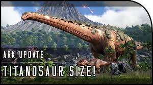 The titanosaur dates to the cretaceous period, but the dinosaur's modern story began in 2012. In Game Size Of Upcoming Titanosaur Multiple Gigas Tall Ark Survival Evolved Dinosaurs News Youtube