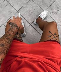 Maybe you would like to learn more about one of these? Cooling Off At The Work Side Thigh Tattoo Men Leg Tattoos Tattoos For Guys