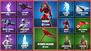 May 20, 2021 · the fortnite ruby shadows pack is a new free pack fortnite players can pick up for free, but only through the pc client. Fortnite New Ruby Skin Highlights Today S Item Shop 10 06 19 Forever Fortnite