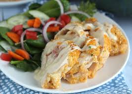 Chicken cordon bleu is a classic dish and loved worldwide. Easy Baked Ranch Chicken Cordon Bleu Dash Of Evans