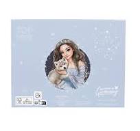 Depesche 13224 TOPModel Wolf - Schreibwarenbox in Dunkelblau, mit Model  Motiv und Sternen, Mappe mit Bleistiften, Radiergummi uvm.: Amazon.de: ...