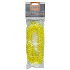 Multi Purpose Line 1 4 6mm X 20ft 6m Hollow Braid Polypropylene Rope Yellow