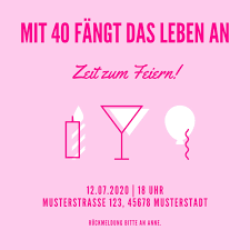 Damit auch alles harmonisch auf die einladungen abgestimmt ist, findet ihr bei uns die komplette hochzeitspapeterie in einem design: Seite 2 Kostenlose Vorlagen Fur Geburtstagseinladungen Canva