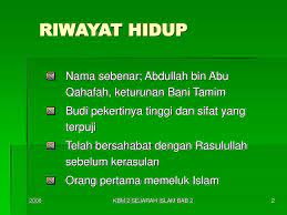 Setelah lengkap koleksi ini, yang dikumpulkan. Bab 2 Khalifah Abu Bakar Al Siddiq R A Ppt Download