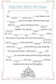 Help The Groom Write His Vows With These Wedding Mad Libs Funny Wedding Vows Wedding Mad Libs Wedding Planning Quotes