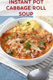 Instant Pot Cabbage Roll Soup Recipe Cabbage Roll Soup Soup Recipes Unstuffed Cabbage Soup