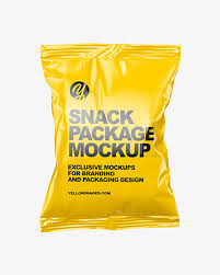 Snack Package Mockup In Free Mockups On Yellow Images Object Mockups