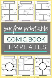 Once you're in the storyboard creator, click on each of the elements on the template to change them to fit your needs. Free Printable Comic Book Templates Homeschool Giveaways